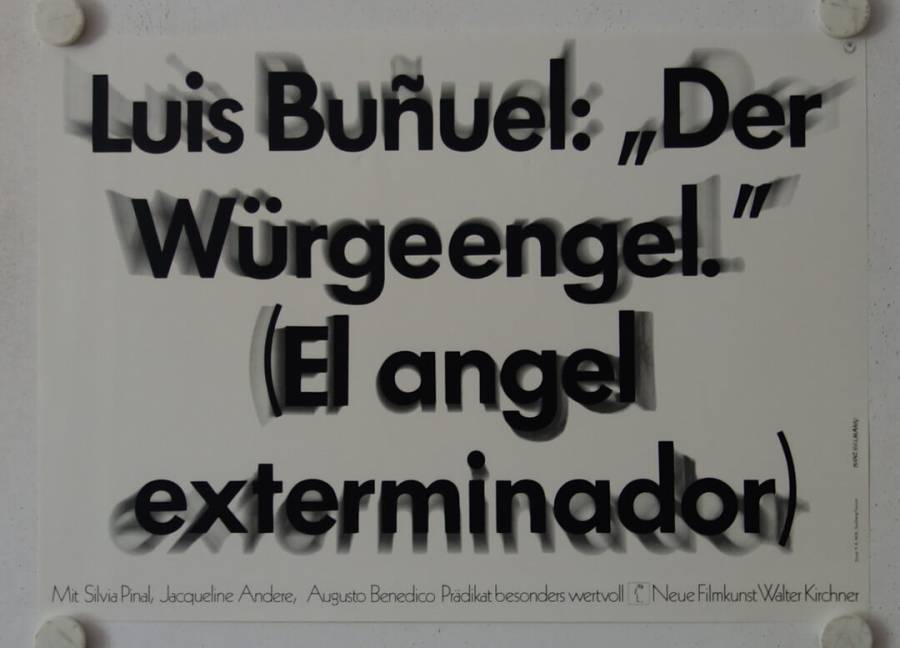 El Angel Exterminador re-release german movie poster